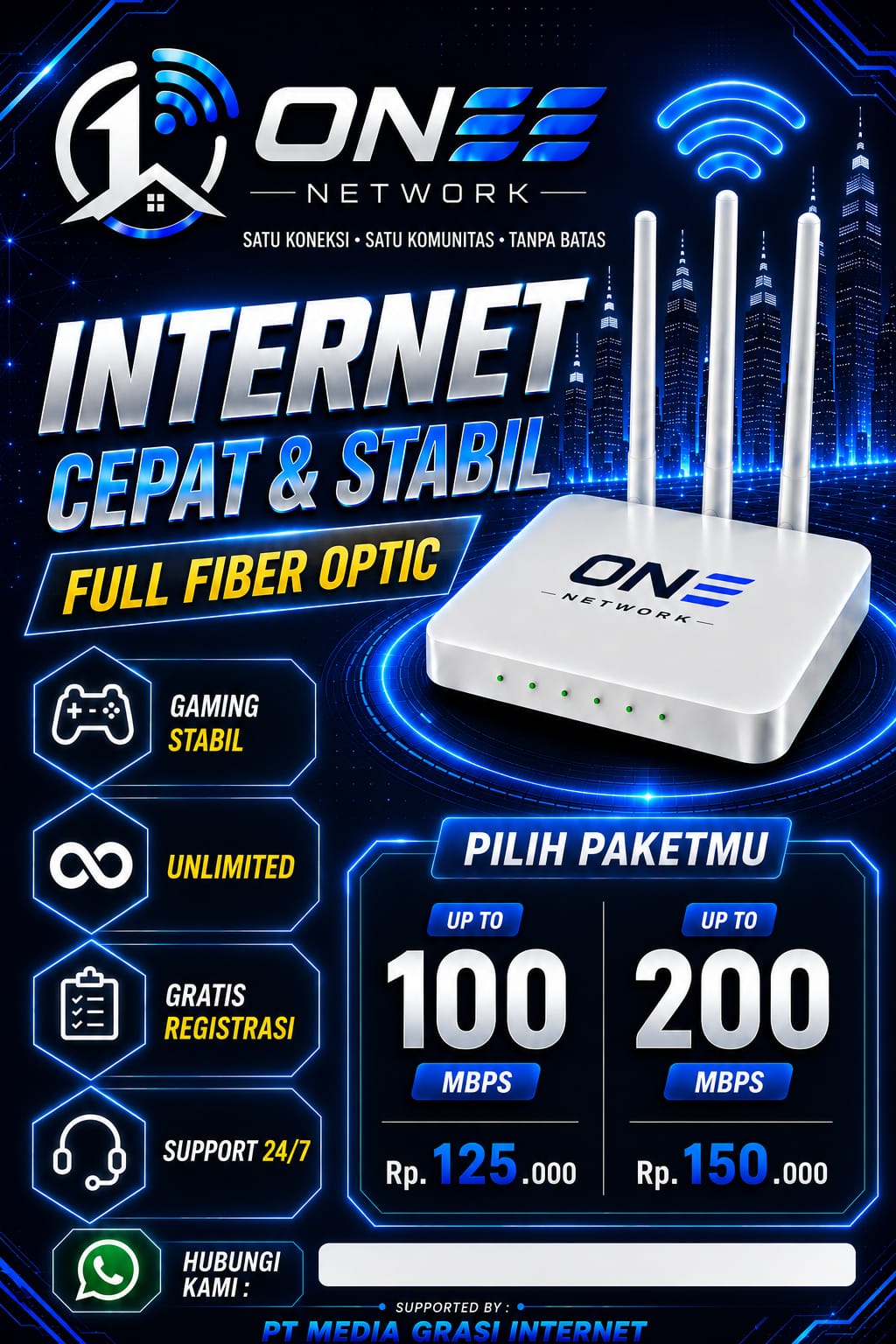 BROSUR ONE NETWORK